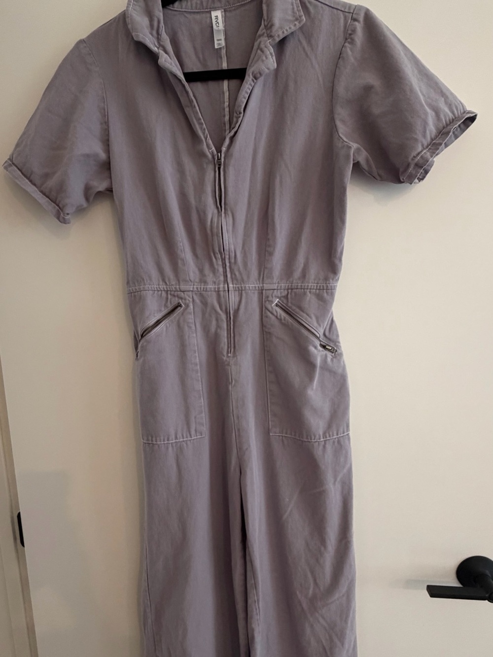 RVCA Lavender Utility Jumpsuit – Size Small / 8